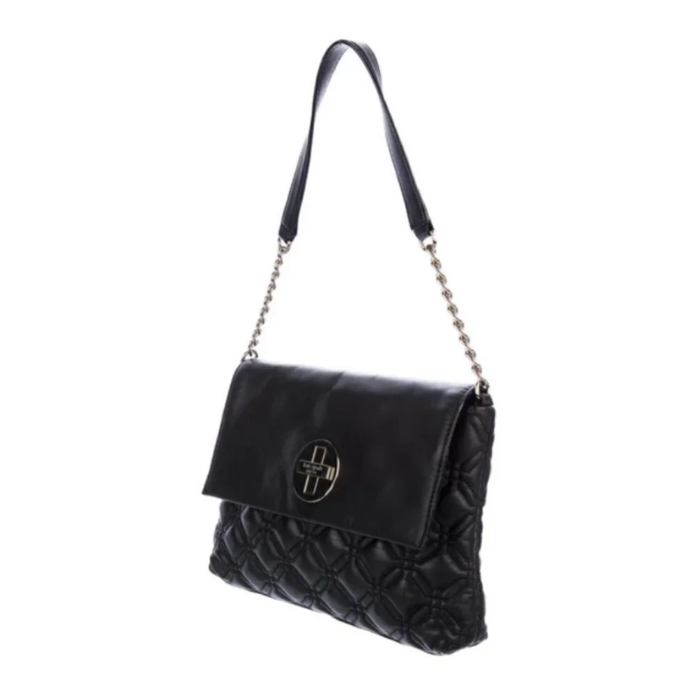 💕KATE SPADE💕 Black Quilted Shoulder Bag